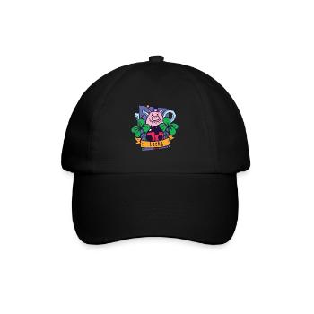 Alles Glück - Baseballkappe - Schwarz/Schwarz - Vorne