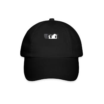 Manga - Baseballkappe - Schwarz/Schwarz - Vorne