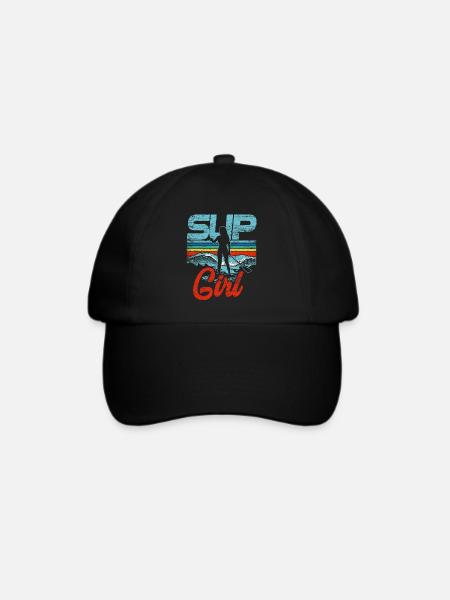 Stand Up Paddle - Baseballkappe - Schwarz/Schwarz