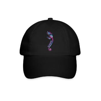 Ganesha - Hindu Gott - Baseballkappe - Schwarz/Schwarz - Vorne