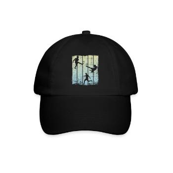 Fußball - Baseballkappe - Schwarz/Schwarz - Vorne