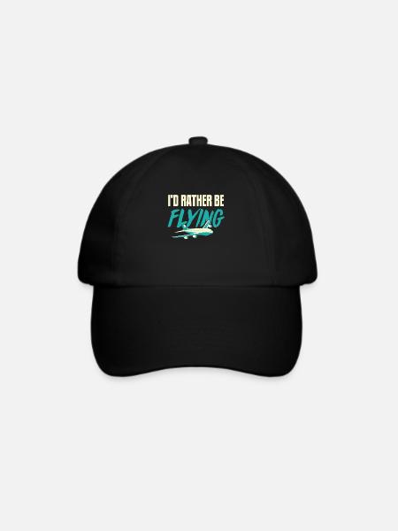 Pilot - Baseballkappe - Schwarz/Schwarz
