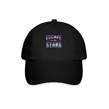 Galaxie Astronaut - Baseballkappe - Schwarz/Schwarz - Vorne