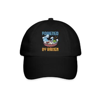 Ramen - Baseballkappe - Schwarz/Schwarz - Vorne