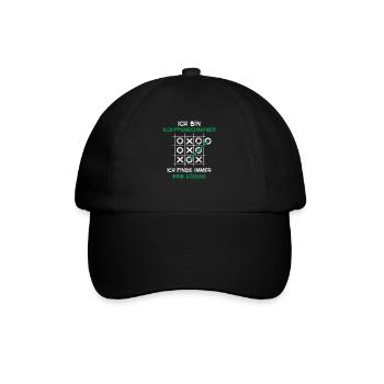 Schiffsmechaniker - Baseballkappe - Schwarz/Schwarz - Vorne