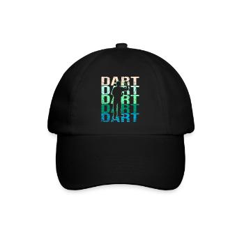 Dart Darts - Baseballkappe - Schwarz/Schwarz - Vorne
