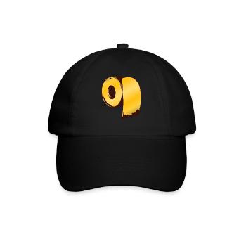 Klopapier Gold 2020 Hamsterkäufe - Baseballkappe - Schwarz/Schwarz - Vorne