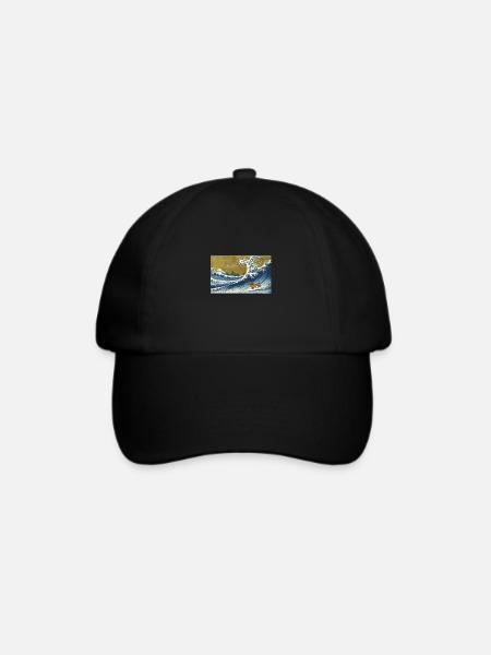 Dackel - Baseballkappe - Schwarz/Schwarz