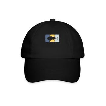 Hochsee Angeln Thunfisch - Baseballkappe - Schwarz/Schwarz - Vorne