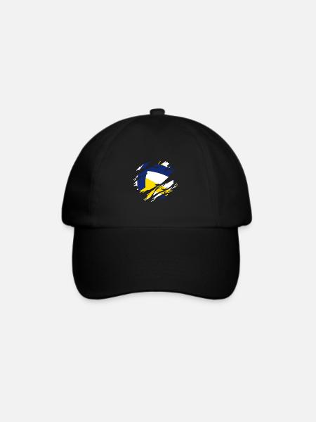 volleyball - Baseballkappe - Schwarz/Schwarz