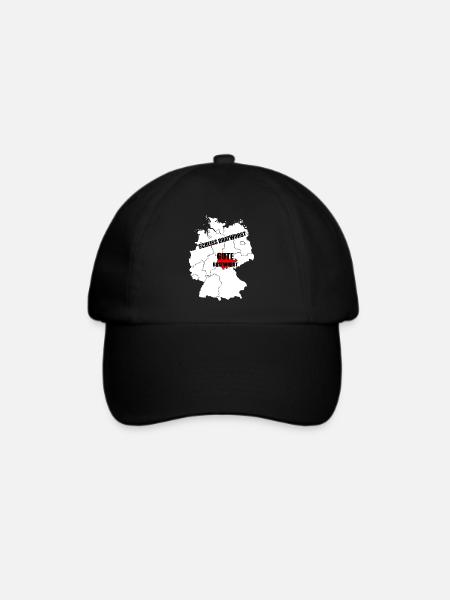 Thüringer Thüringen Bratwurst Geschenk - Baseballkappe - Schwarz/Schwarz