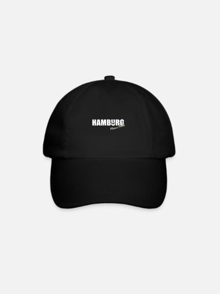 Hamburg Perle - Baseballkappe - Schwarz/Schwarz