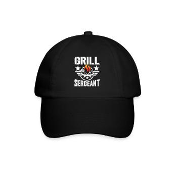 Grill sergeant - Baseballkappe - Schwarz/Schwarz - Vorne