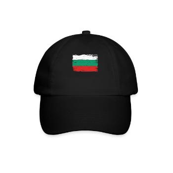 Bulgarien - Baseballkappe - Schwarz/Schwarz - Vorne