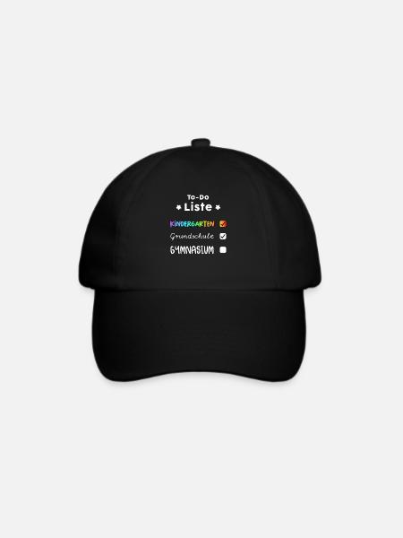 Gymi Einschulung Gymnasium 5. Klasse Geschenk - Baseballkappe - Schwarz/Schwarz