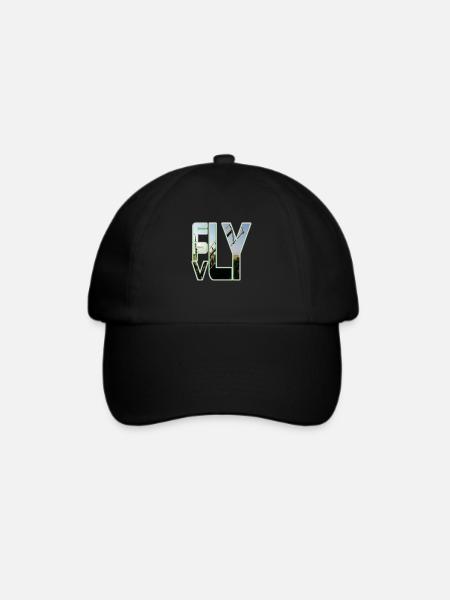 Fly FPV - Baseballkappe - Schwarz/Schwarz