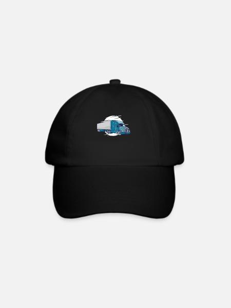 LKW - Baseballkappe - Schwarz/Schwarz