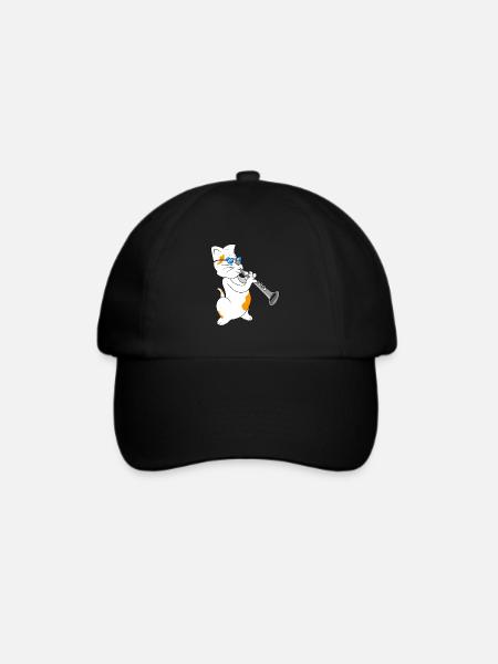 Klarinette - Baseballkappe - Schwarz/Schwarz