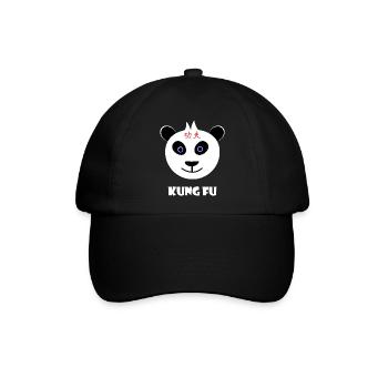 Kung Fu - Baseballkappe - Schwarz/Schwarz - Vorne