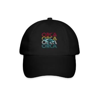 Orca - Baseballkappe - Schwarz/Schwarz - Vorne