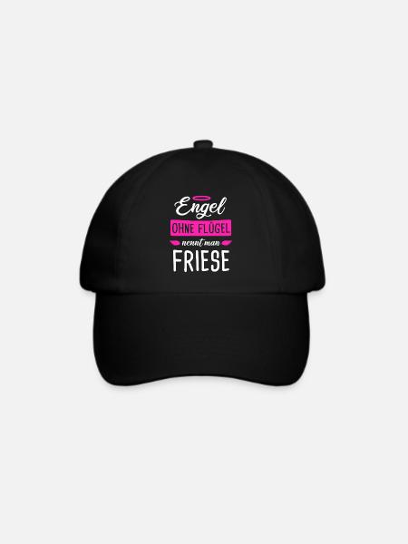 Friese Friesenpferd Friesen Geschenk - Baseballkappe - Schwarz/Schwarz