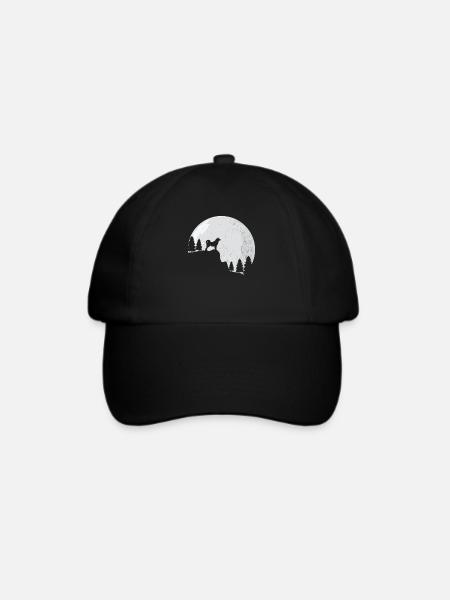 Shiba Inu Akita Hund Geschenk - Baseballkappe - Schwarz/Schwarz