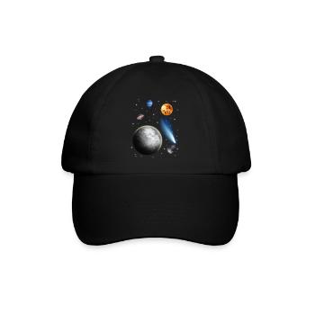 Universum - Baseballkappe - Schwarz/Schwarz - Vorne