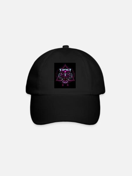 Neon Tiger - Baseballkappe - Schwarz/Schwarz