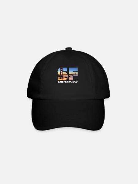 San Francisco - Baseballkappe - Schwarz/Schwarz
