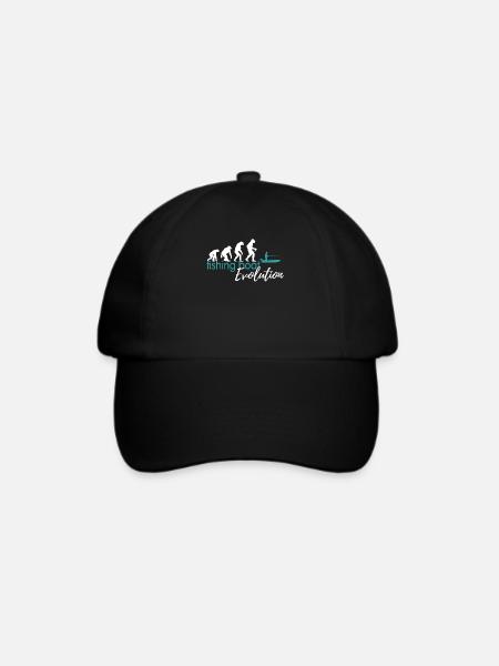 Fishing Boat Evolution - Baseballkappe - Schwarz/Schwarz