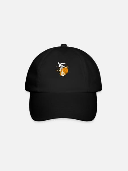 Einrad - Baseballkappe - Schwarz/Schwarz