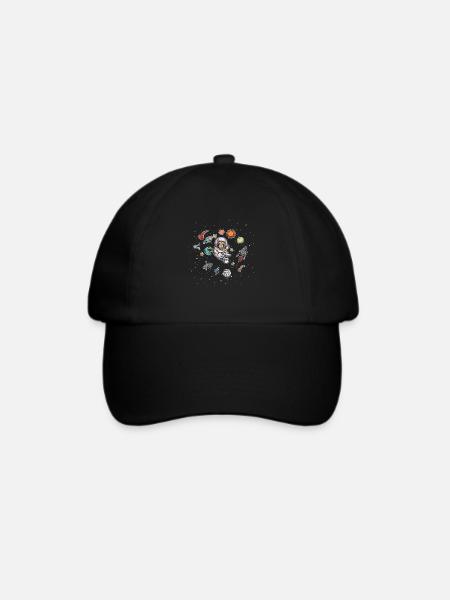 Waschbär Bandit Kinder - Baseballkappe - Schwarz/Schwarz
