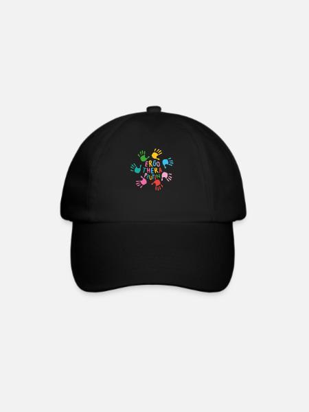 Ergotherapie Ergotherapeutin Ergotherapeut - Baseballkappe - Schwarz/Schwarz