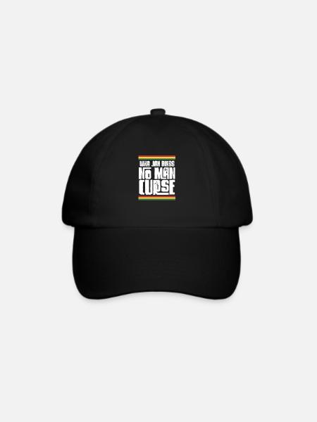 Rasta - Baseballkappe - Schwarz/Schwarz
