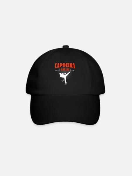 Capoeira - Baseballkappe - Schwarz/Schwarz