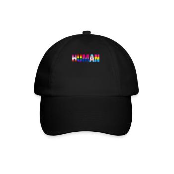 LGBtT Gleichstellung der Geschlechter Gay Pride Menschenrechte Spaß G. - Baseballkappe - Schwarz/Schwarz - Vorne