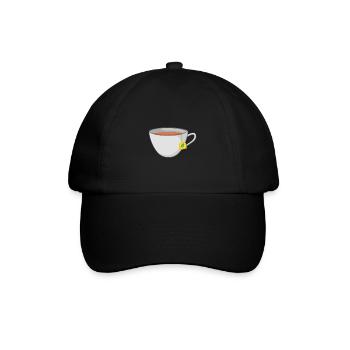 Tee - Baseballkappe - Schwarz/Schwarz - Vorne