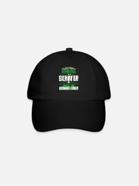 Schäfer Schafe Schaf Hirte Geschenk - Baseballkappe - Schwarz/Schwarz