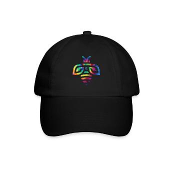 Tie Dye Bee Beekeeper Honey Bee - Baseballkappe - Schwarz/Schwarz - Vorne