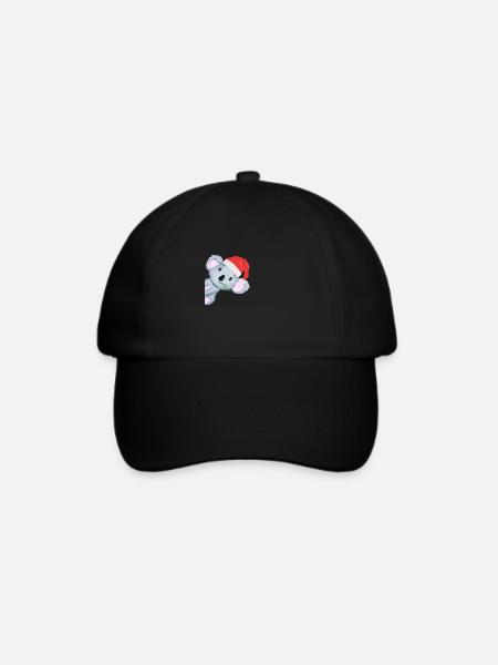 Koala Weihnachten Weihnachtsmütze - Baseballkappe - Schwarz/Schwarz
