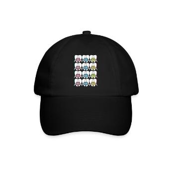 Zahnspange Zahnarzt Zahnärztin - Baseballkappe - Schwarz/Schwarz - Vorne