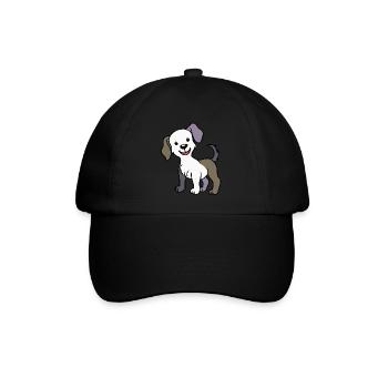 Hund Gassi Hundehalter Haustiere Köter Tierheim - Baseballkappe - Schwarz/Schwarz - Vorne