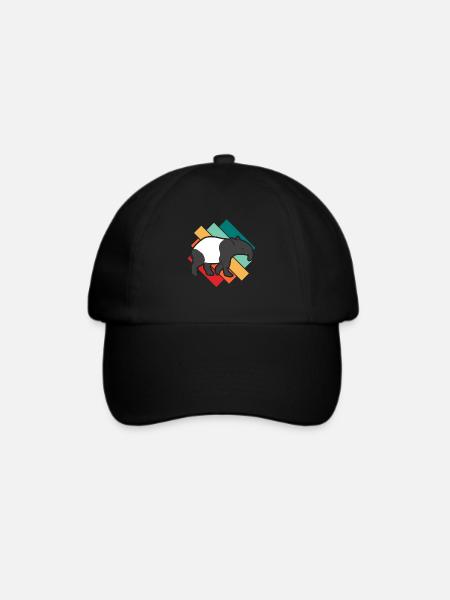 Tapir - Baseballkappe - Schwarz/Schwarz
