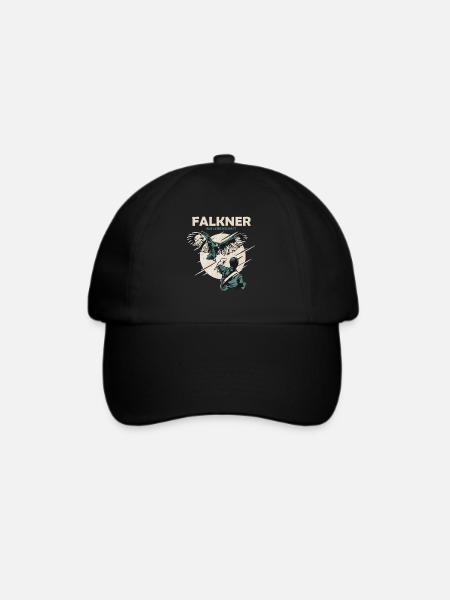 Falkner aus Leidenschaft - Baseballkappe - Schwarz/Schwarz