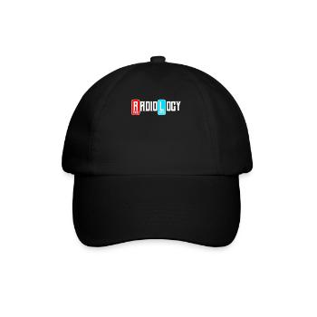 Radiologie - Baseballkappe - Schwarz/Schwarz - Vorne