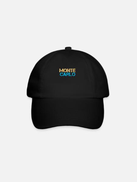 Monte Carlo - Baseballkappe - Schwarz/Schwarz