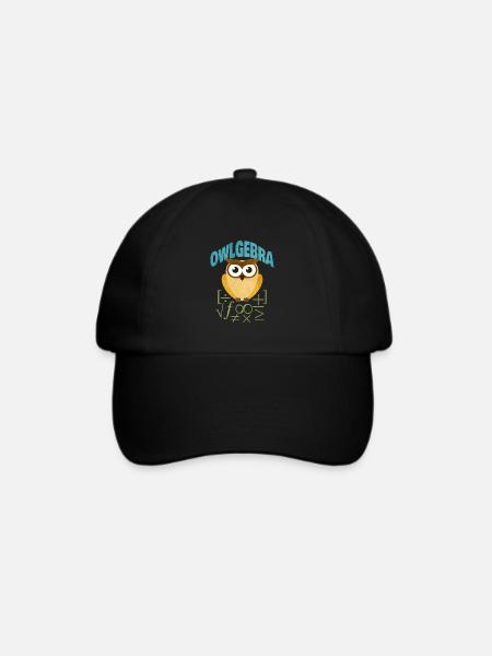 Mathematik - Baseballkappe - Schwarz/Schwarz