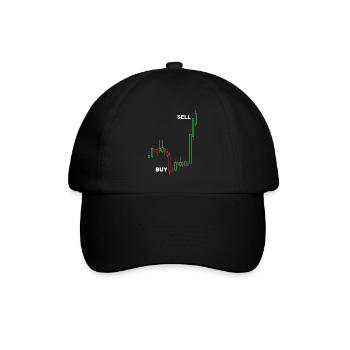 Börse - Baseballkappe - Schwarz/Schwarz - Vorne