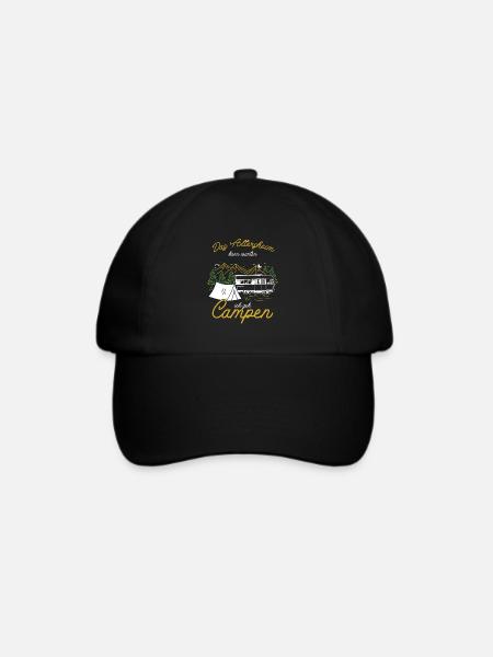 Camper Rente Wohnmobil - Baseballkappe - Schwarz/Schwarz