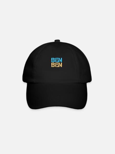 Ben - Baseballkappe - Schwarz/Schwarz
